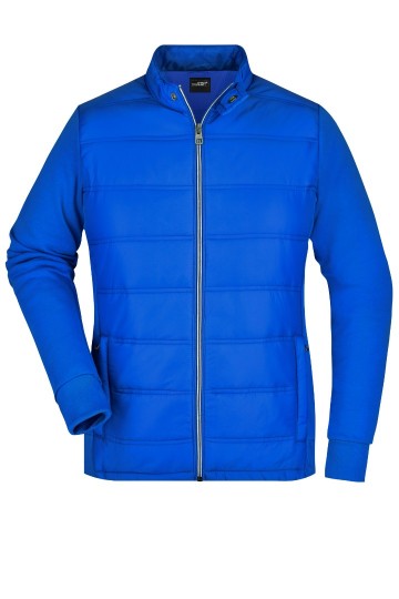 JN Ladies Hybrid Sweat jack JN1123 nautischblauw