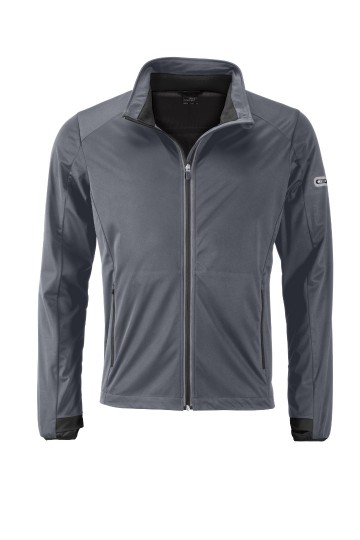 JN Men's Sports softshell jack JN1126 titan zwart