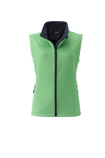 JN Ladies Promo Softshell vest JN1127 groen marineblauw