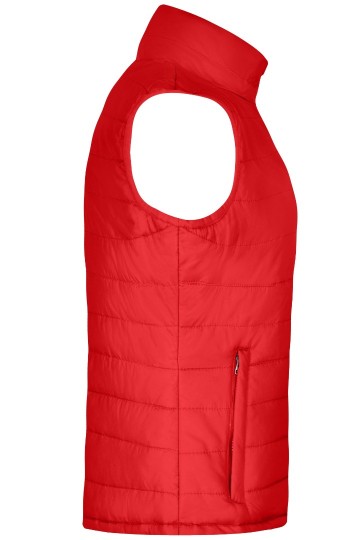 JN Ladies Padded bodywarmer JN1135 rood zij