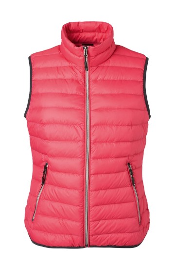 JN Ladies Dons bodywarmer JN1137 magenta zilver