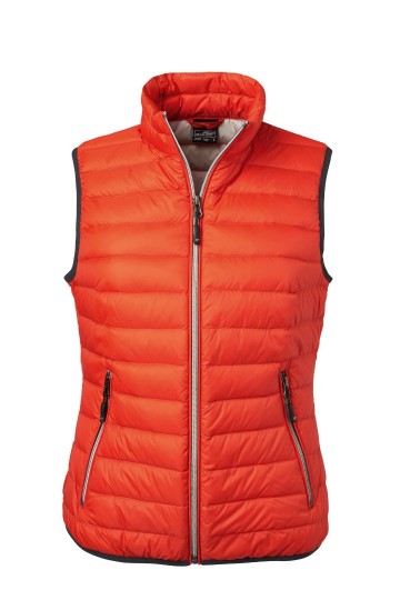 JN Ladies Dons bodywarmer JN1137 oranje zilver