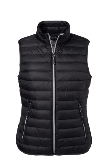 JN Ladies Dons bodywarmer JN1137 zwart zilver