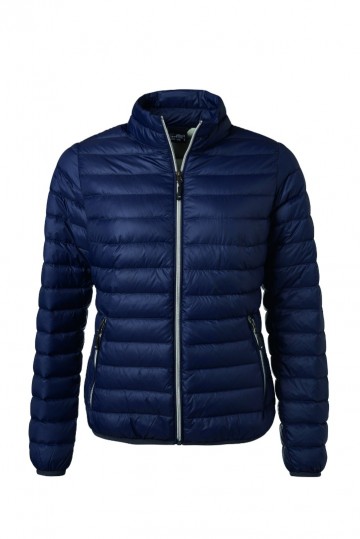 JN Ladies dons jack JN1139 marineblauw zilver