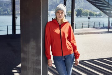 JN Ladies Hooded Softshell Jack JN1145
