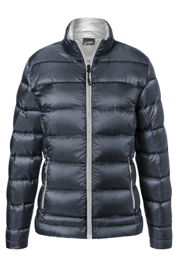JN Ladies dons jack JN1149 marineblauw zilver