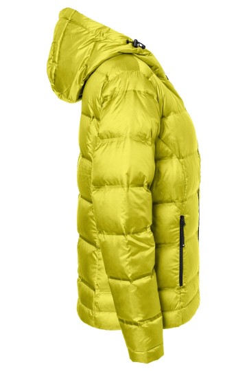 JN Ladies Hooded dons jack JN1151 geel zilver zij