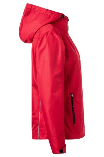 JN Ladies 3-in-1 jack JN1153 rood zwart zij