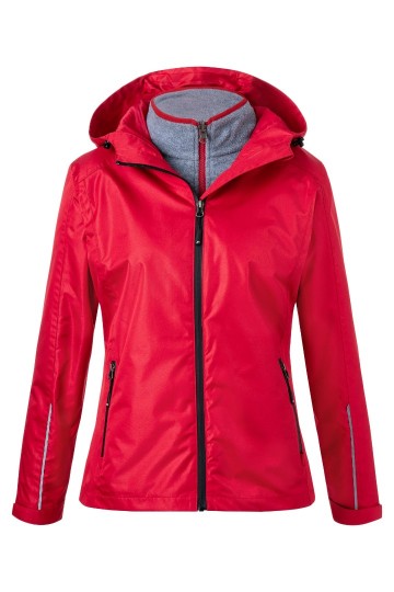 JN Ladies 3-in-1 jack JN1153 rood zwart