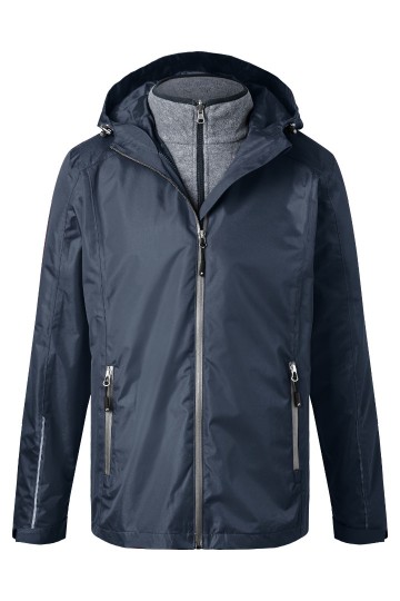 JN Men's 3-in-1 jack JN1154 marineblauw zilver