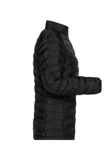 JN1161 Ladies Modern Padded Jacket zwartmat zij