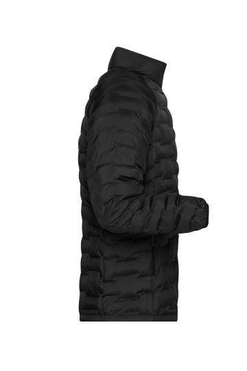 JN1162 Men's Moder Padded Jacket zwart mat zij
