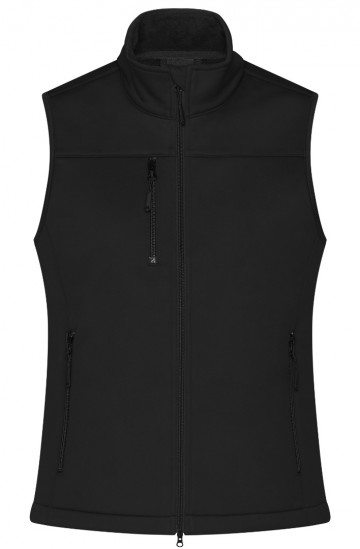 JN1169 Ladies Softshell Vest zwart