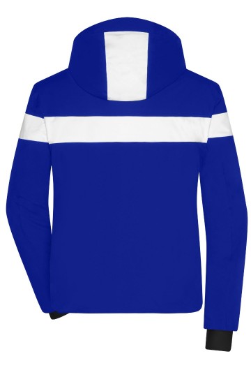JN1174 Men's Wintersport Jack electra blauw wit achter