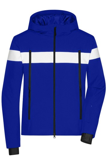 JN1174 Men's Wintersport Jack electra blauw wit