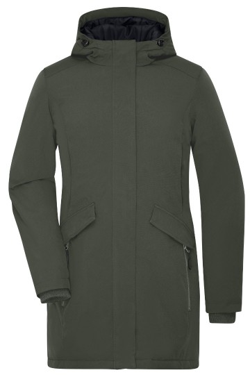 JN1175 Ladies Parka olijfgroen