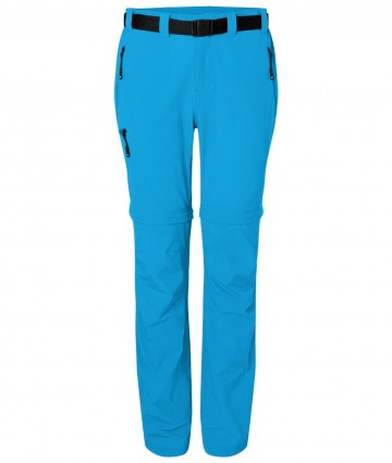JN Ladies Zip-Off Trekking Pants JN1201 felblauw