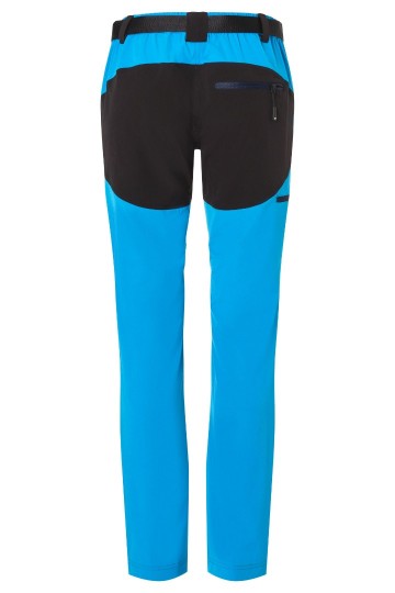 JN Ladies Trekking Pants JN 1205 helderblauw marineblauw achter