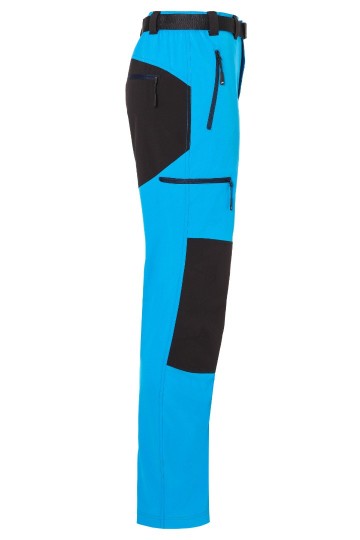 JN Men's Trekking Pants JN1206 helderblauw marineblauw zij