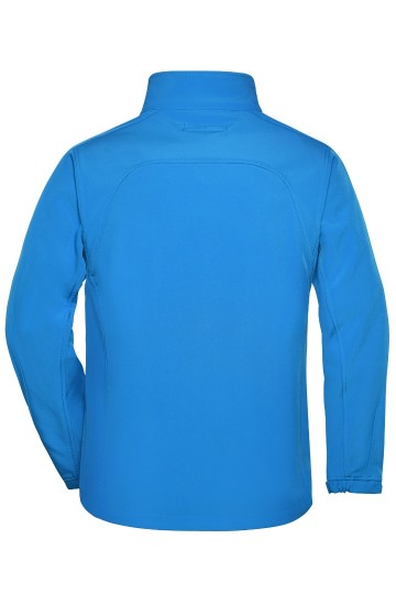 JN Men's Softshell jack JN135 waterblauw rug