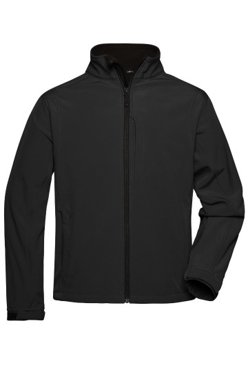 JN Men's Softshell jack JN135 zwart