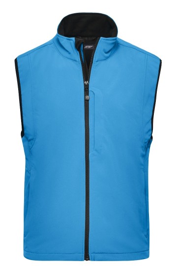 JN Men's Softshell bodywarmer JN136 waterblauw