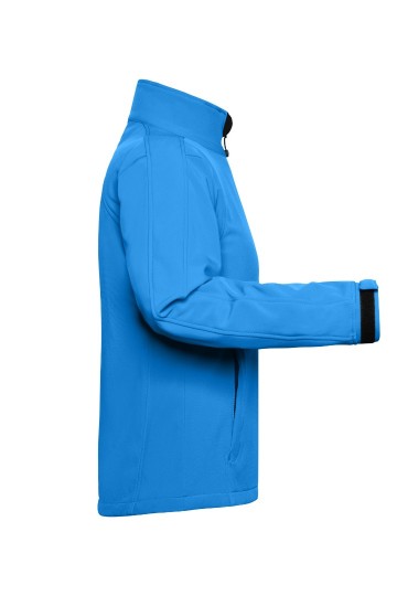 JN Ladies Softshell jack JN137 waterblauw zij