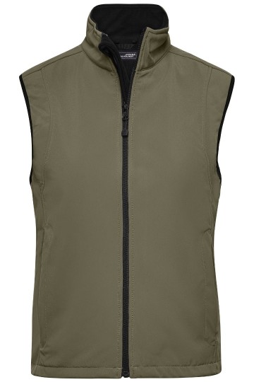 JN Ladies Softshell Vest JN138 olijfgroen