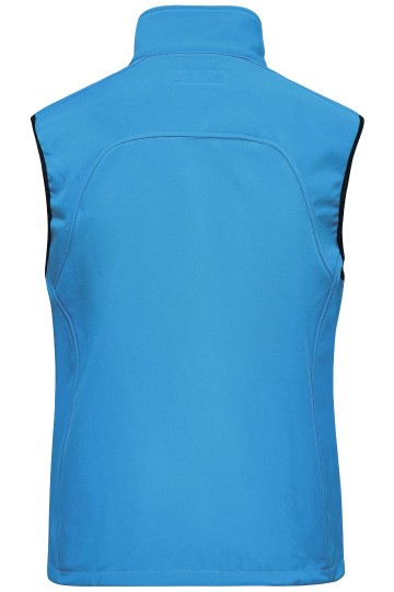 JN Ladies Softshell Vest JN138 wateblauw rug