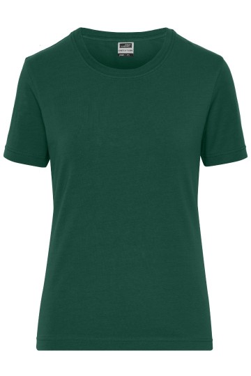 JN1801 Ladies Bio stretch T-shirt donkergroen
