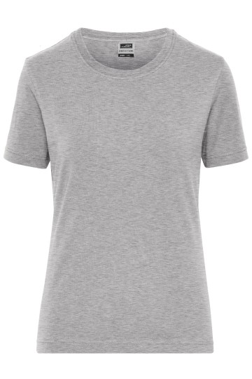 JN1801 Ladies Bio stretch T-shirt heathergrijs