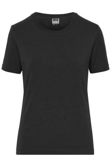JN1801 Ladies Bio stretch T-shirt zwart