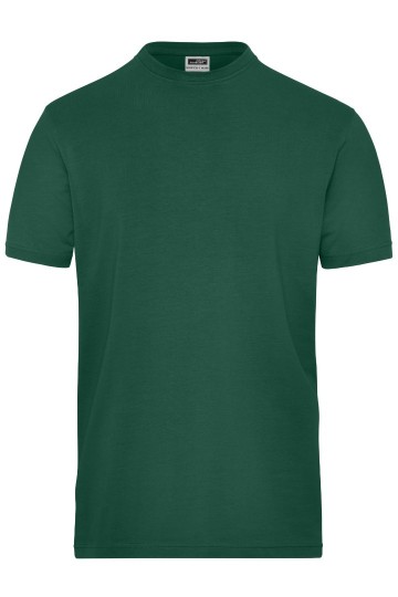 JN1802 Men's Bio stretch T-shirt donkergroen