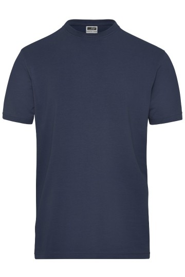 JN1802 Men's Bio stretch T-shirt marineblauw