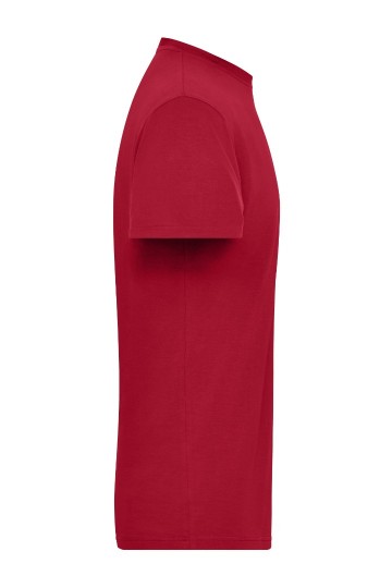 JN1802 Men's Bio stretch T-shirt rood zij
