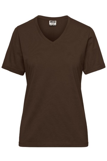 JN1807 Workwear Ladies BIO T-shirt bruin