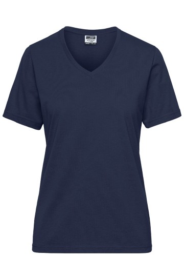 JN1807 Workwear Ladies BIO T-shirt marineblauw