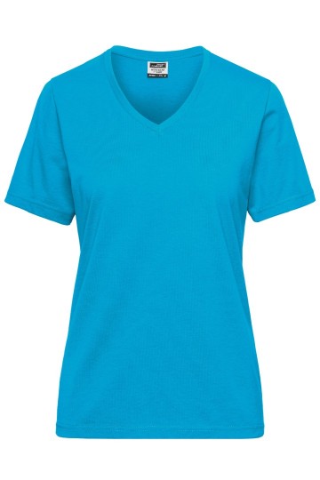 JN1807 Workwear Ladies BIO T-shirt turkoois