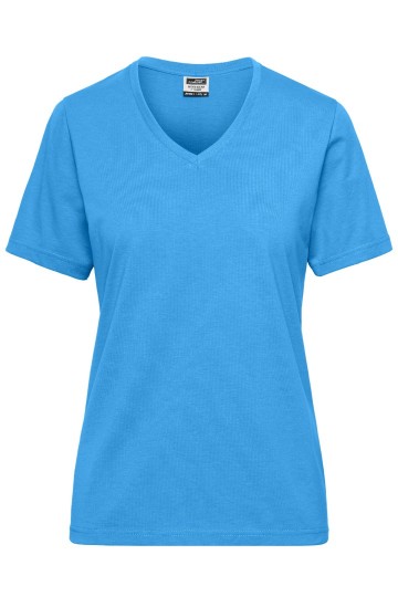 JN1807 Workwear Ladies BIO T-shirt waterblauw