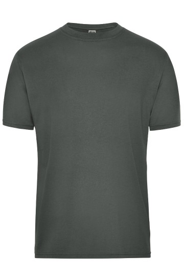 JN1808 Workwear Men's BIO T-shirt donkergrijs