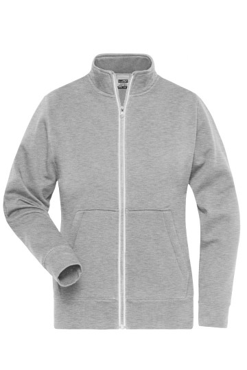 JN1809 Workwear Ladies Doubleface Jack heathergrijs