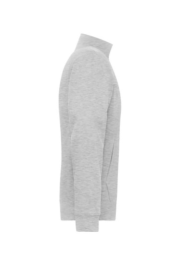 JN1810 Workwear Men's Doubleface Jack heathergrijs zij