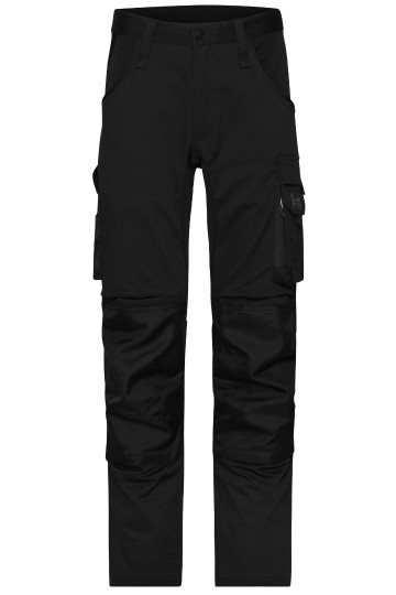 JN1812 Workwear Stretch Pants Slim Line zwart / zwart