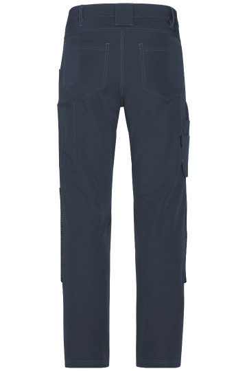 JN1813 Workwear Pants 4-Way Stretch Slim Line koolstof achter