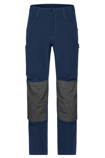 JN1813 Workwear Pants 4-Way Stretch Slim Line marineblauw