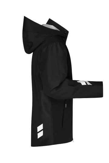 JN1814 Hardshell Workwear Jacket zwart / zwart zij