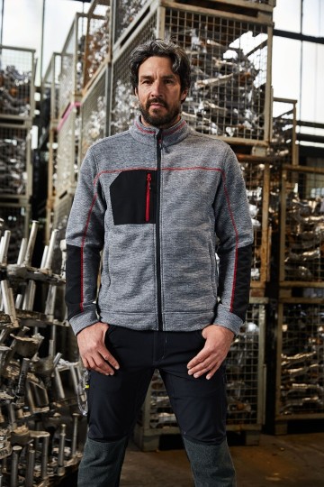 JN1818 Men's Structure Fleece Jacket