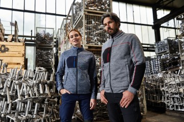 JN1818 en JN1817 Structure Fleece Jacket