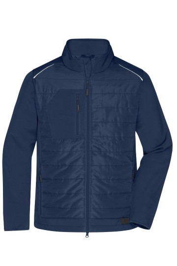 JN1820 Men's Hybrid Jacket marineblauw / marineblauw