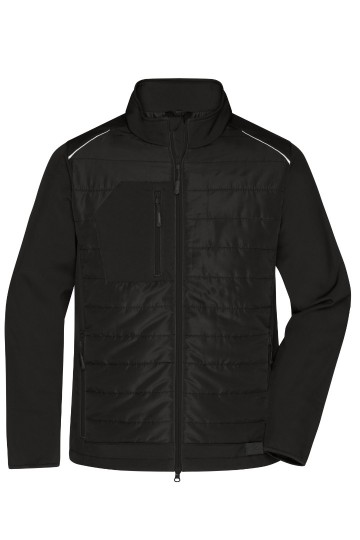 JN1820 Men's Hybrid Jacket zwart / zwart